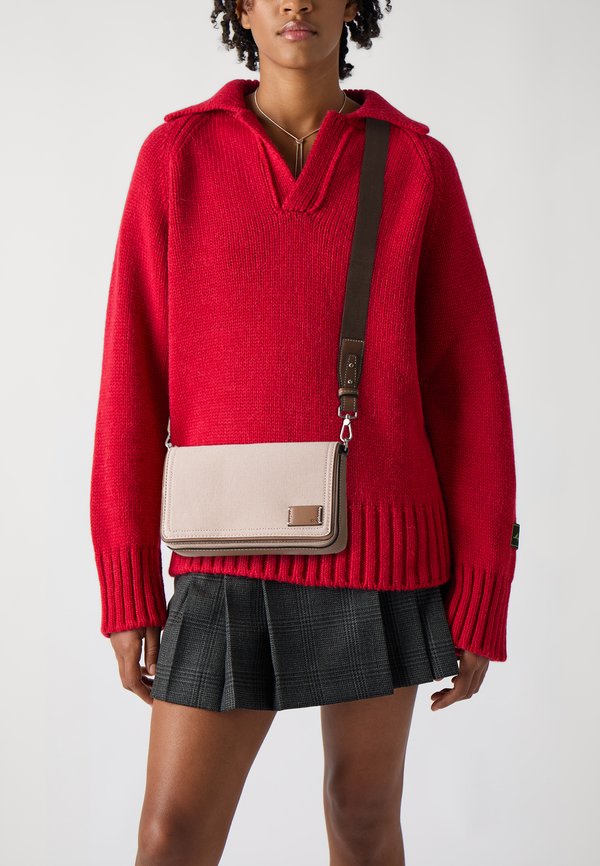 CROSSBODY BAG  - Cross body bag - natural color