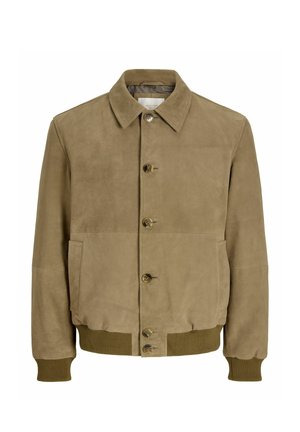 Jack & Jones, - Kurtka skórzana