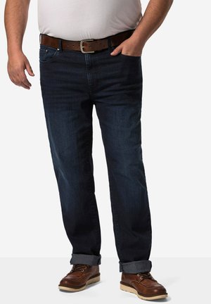 5 POCKET - Jean droit - dark blue denim