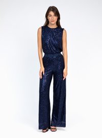 AN'GE PANTONA - Pantalon classique - marine