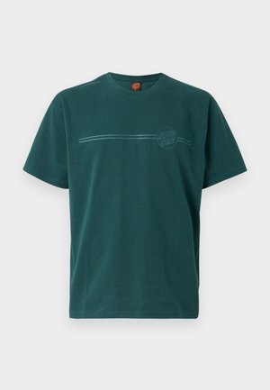TONAL OPUS UNISEX - Nyomott mintás póló - cosmic teal