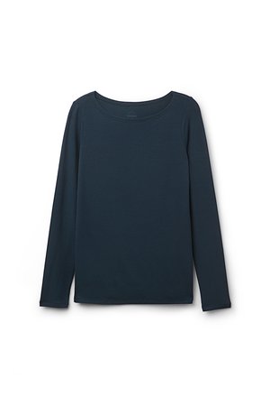 Intimissimi MANICA LUNGA SCOLLO A BARCHETTA - Camiseta de manga larga - intense blue