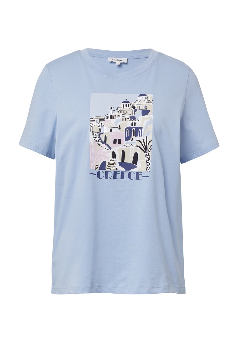 s.Oliver T-shirt con stampa - ecru/bianco - Zalando