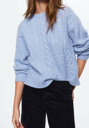 Neule - light blue