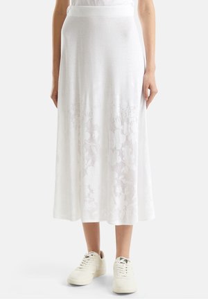 Falda acampanada - white