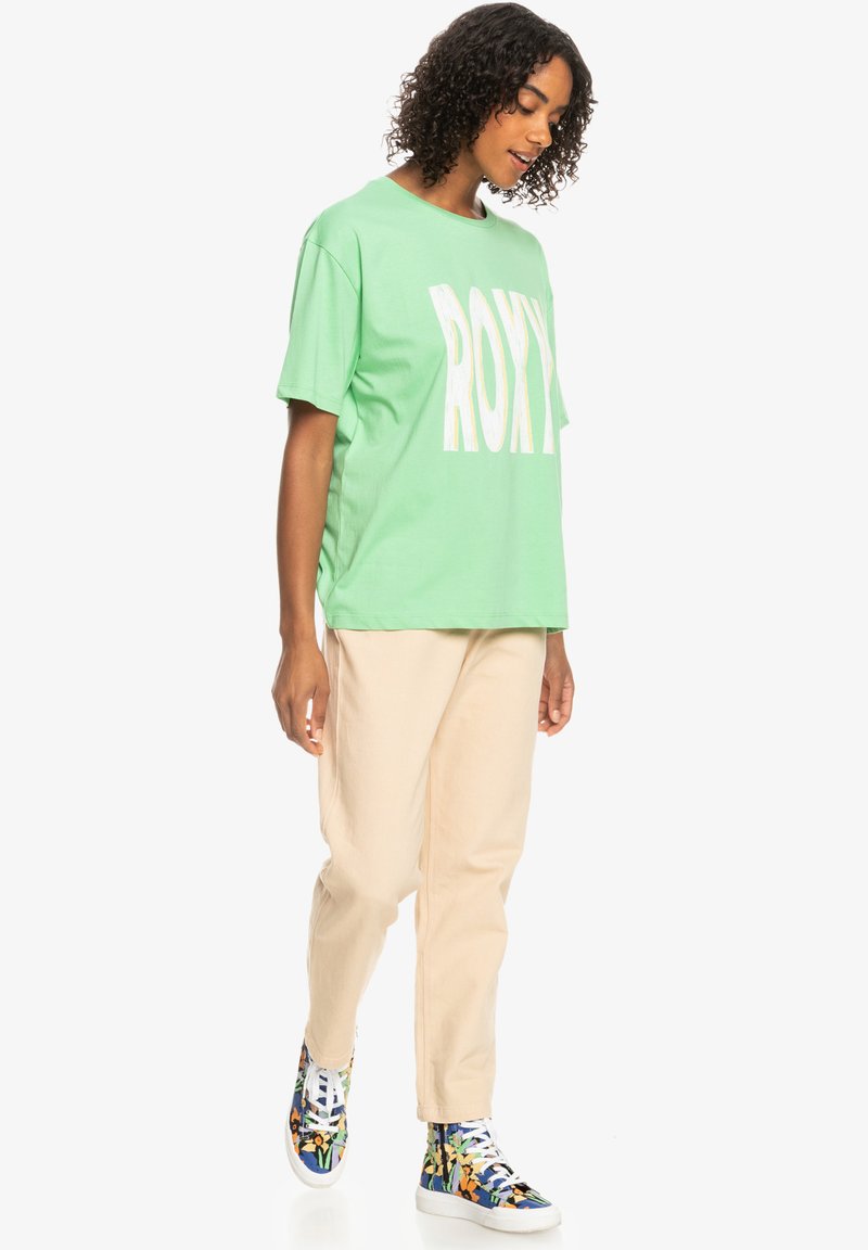 Roxy T-shirt print groen Roxy T-shirt print groen