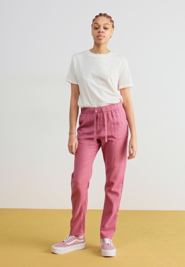 ON THE SEASHORE - Trousers - heather rose3