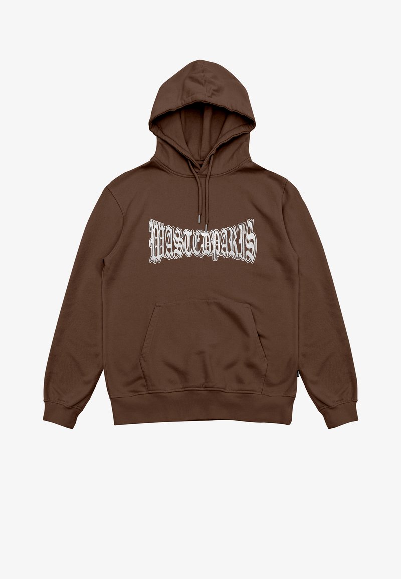 Wasted Paris HOODIE LONDON UNISEX - Hoodie - slate brown/brown - Zalando.de