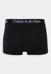 Calvin Klein Underwear TRUNK 3 PACK MODERN STRUCTURE COTTON - Ozke boksarice - black/red/faded grey