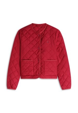 Tommy Hilfiger, LIGHTWEIGHT WATER REPELLENT QUILTED PADDED JACKET - Lagana jakna - liberty red