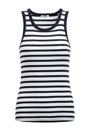 SENSES.THE LABEL, SENSES.THE LABEL GESTREIFTES RIPPTOP TRO:PEA - Top - night navy   opticwhite