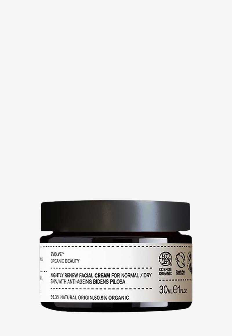 Evolve Organic Beauty - NIGHTLY RENEW FACIAL CREAM - Dagkräm - brown, Förstora