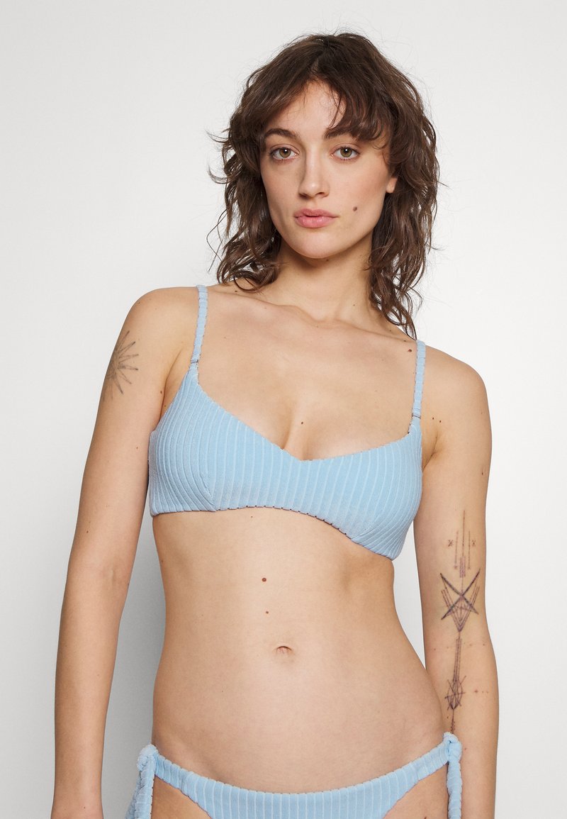 Seafolly HAVANA BRALETTE Bikini pezzo sopra powder blue/celeste