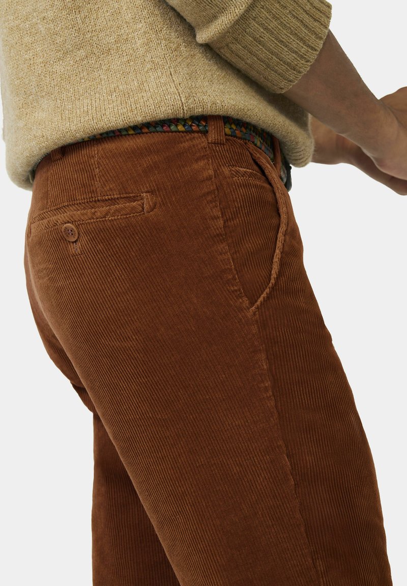 Pantalon Chino Velours Côtelé Homme Olive Clair Norman