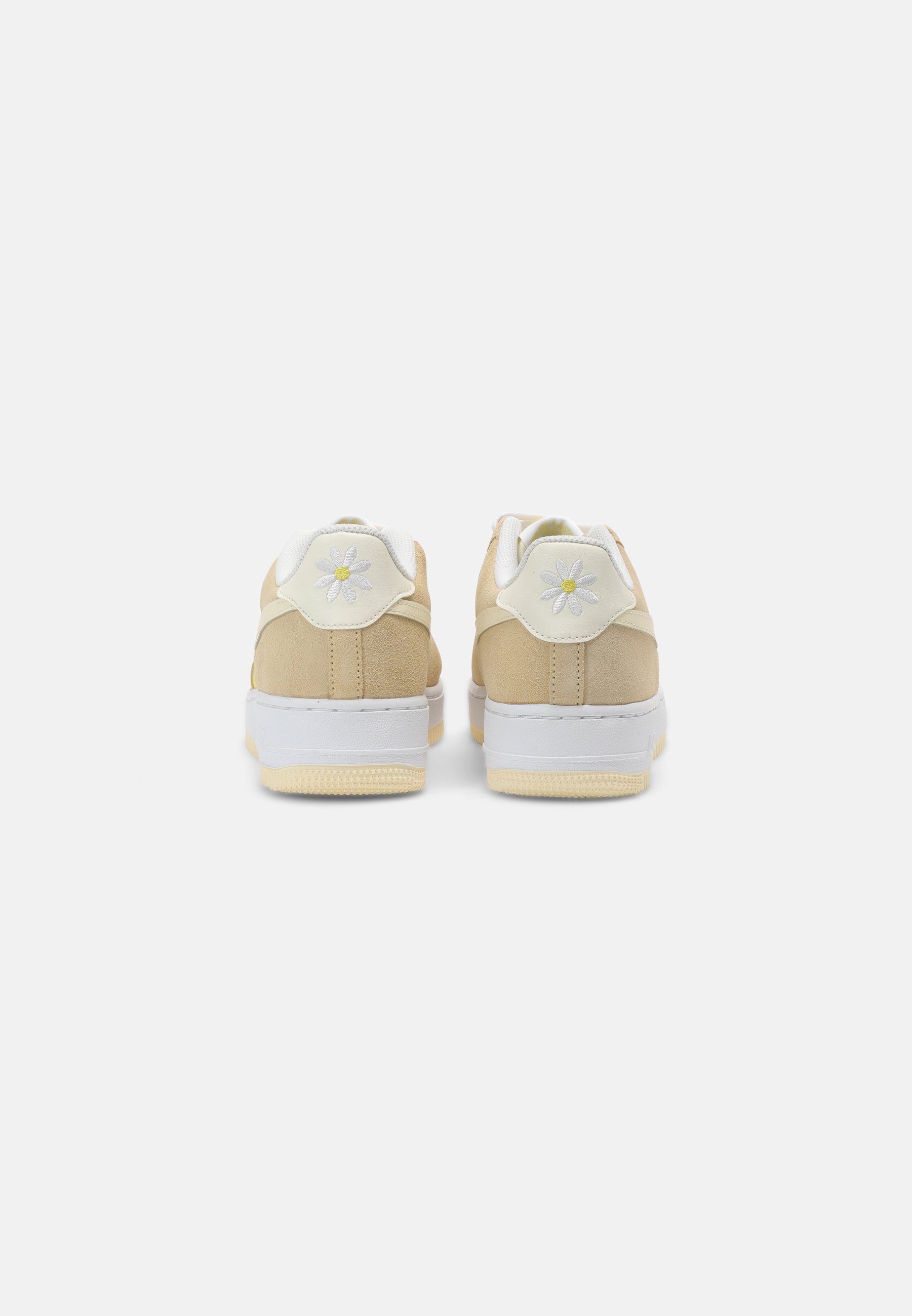 Nike Sportswear AIR FORCE 1 UNISEX - Baskets basses - lemon drop/cashmere/white/yellow  strike/jaune - ZALANDO.FR