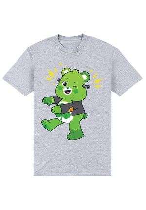 CARE BEARS UTM HALLOWEEN GOOD LUCK FRANKENSTEIN - Camiseta estampada - heather grey