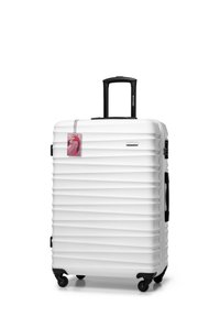 WITTCHEN LARGE SUITCASE WITH LUGGAGE TAG FROM ABS - Trolley - white