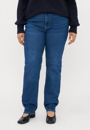 CARCRUZ - Tiesaus kirpimo džinsai - medium blue denim