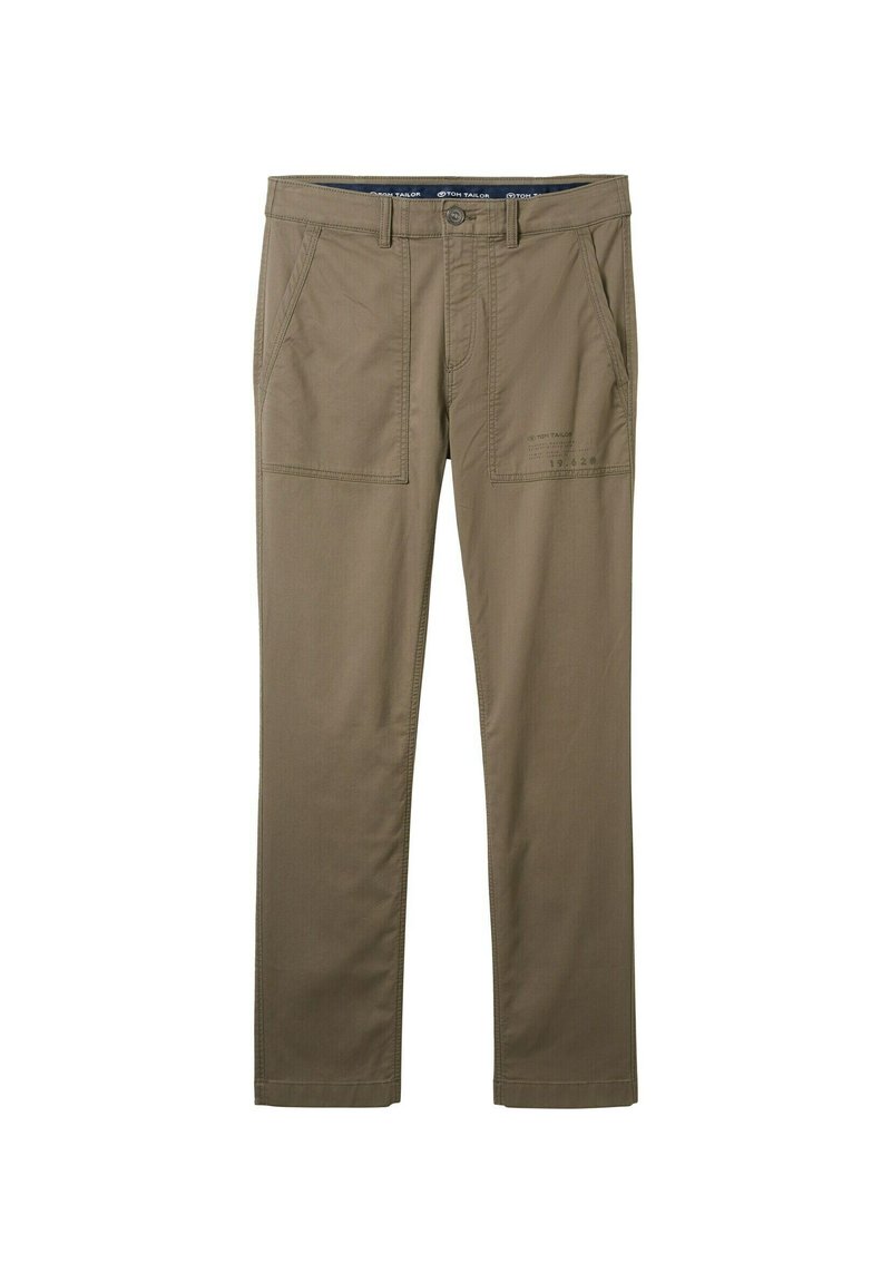 Tom Tailor Broek olijfgroen