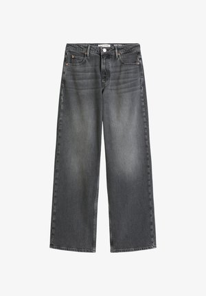 Marc O'Polo, DENIM TROUSERS, MODEL TOLVA, WIDE LEG - Jeans Relaxed Fit - dark grey
