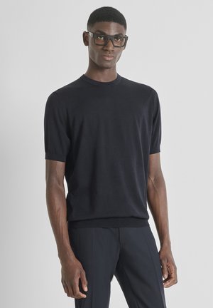 REGULAR FIT - Osnovna majica kratkih rukava - dark blue