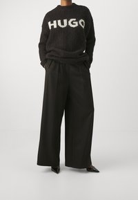 HUGO Strickpullover - black