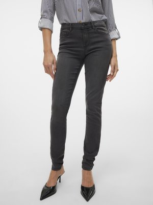 VMTANYA PIPING - Džegingi - dark grey denim