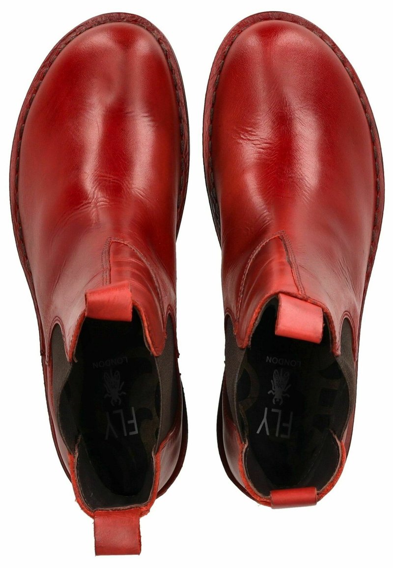 Kurt Geiger London FOLD OVER TALL - Stivali alti - wine/rosso scuro