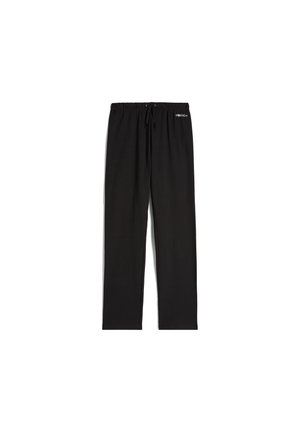 Pantaloni sportivi neri con vita regolabile e dettaglio del logo sulla parte anteriore sinistra. Realizzati in un tessuto morbido e leggero con una vestibilità dritta.