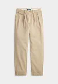 PLEATED - Chino - washed classic khaki