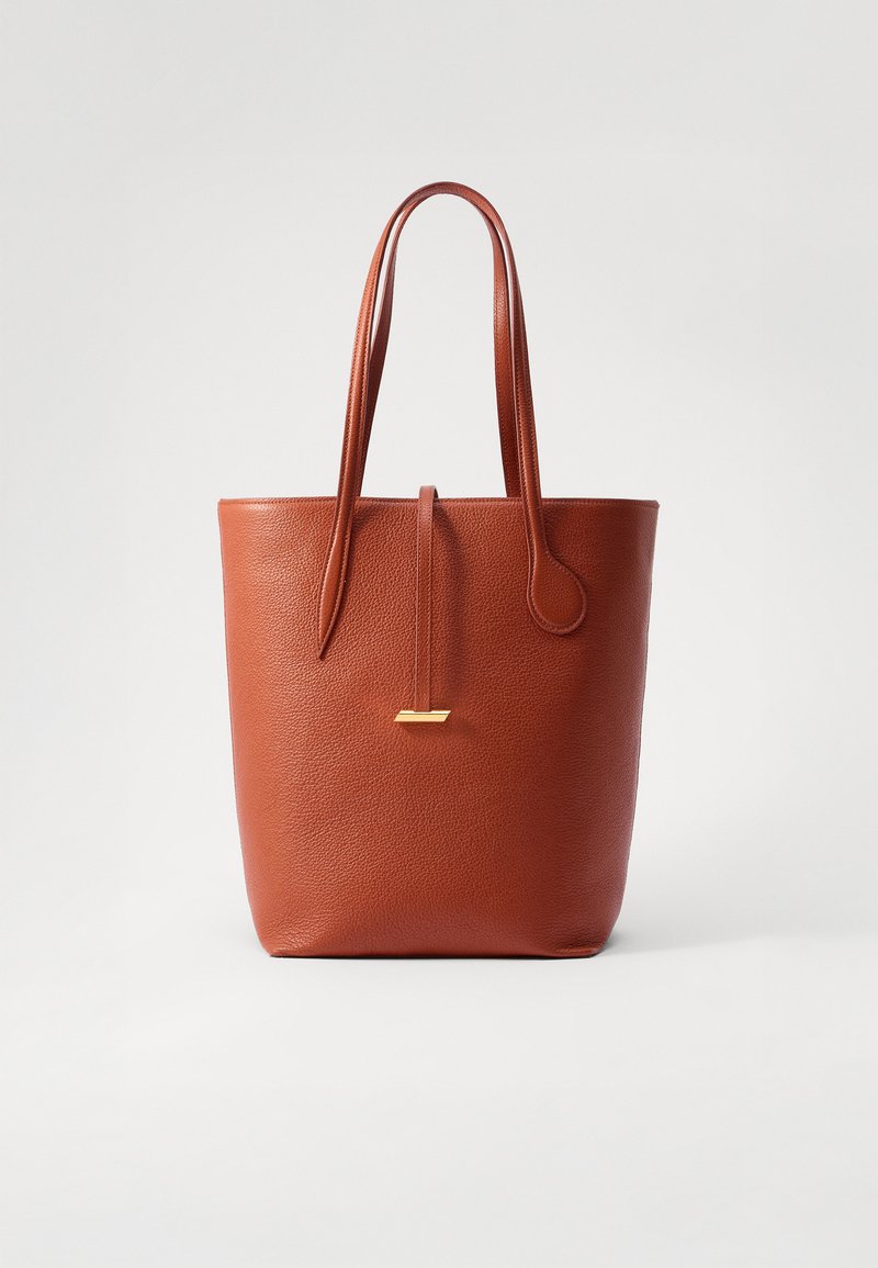 Liffner - TALL SPROUT TOTE - Shopping bag - rust, Suurenna