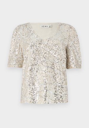 ICHI FAUCA - Bluse - frosted almond