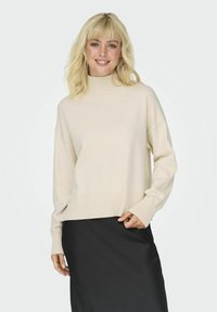 ONLY - ONLBARI HIGHNECK - Jumper - whitecap gray Thumbnail Image 1