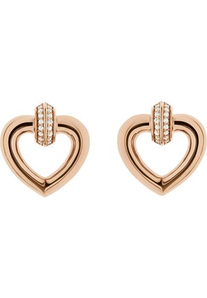 Earrings - couleur or rose