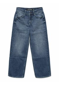 SNRANCY MID RISE WIDE - Relaxed fit jeans - medium blue denim