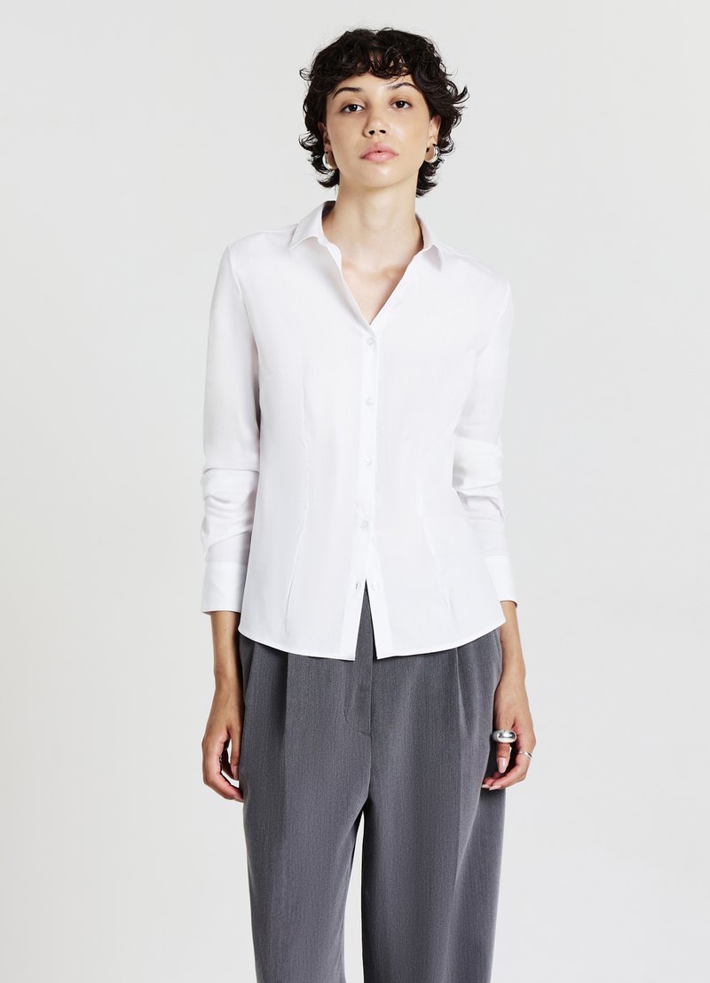 Calliope CAMICIA POPELINE SLIM FIT - Camicia - bianco ottico