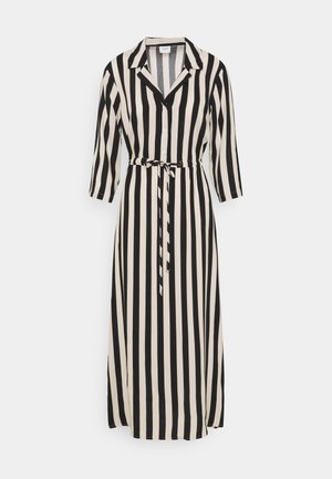 JDYSTAAR LIFE MID CALF DRESS - Abito a camicia - tapioca/black