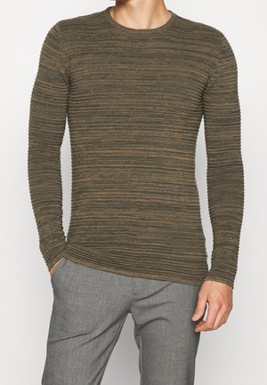 Strickpullover - khaki