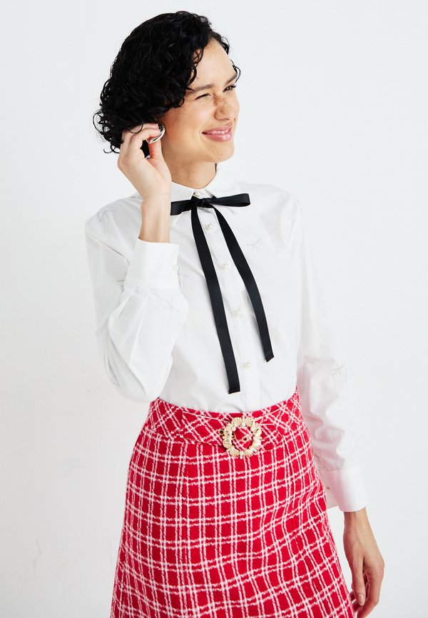 OCEAN STAR EMBROIDERED BLOUSE - Button-down blouse - ivory4