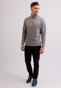 CASH-MERE ROLLKRAGEN  - Maglione - grau