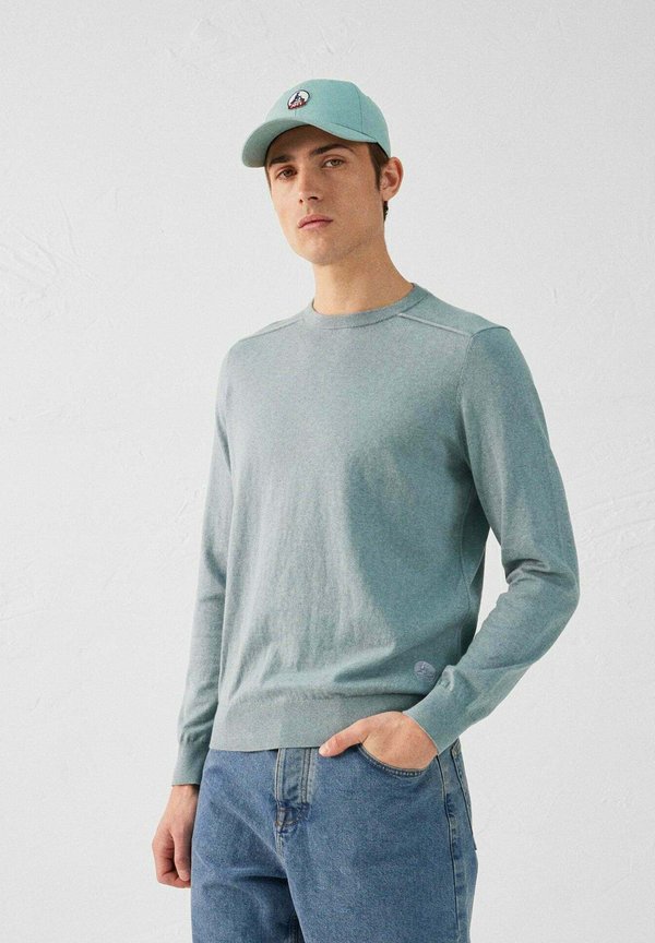 EN COL MINÉRAL HADRIEN - Strickpullover - vert