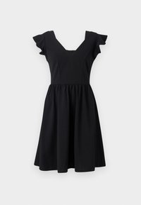 VICLARA FLOUNCE SLEEVES DRESS - Vestido informal - black