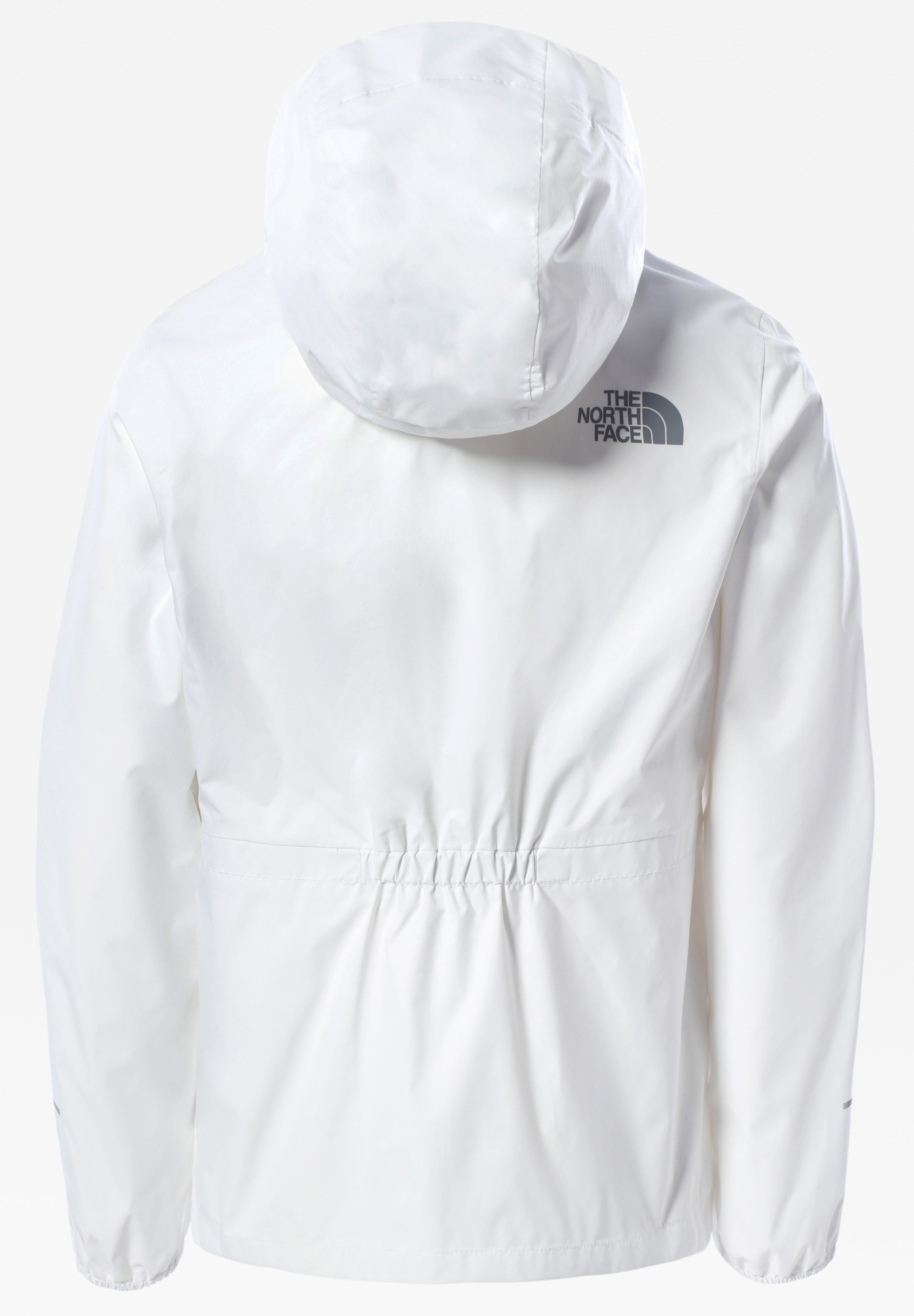 north face rain jacket white