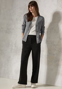Cecil MIT STRUKTUR - Strickjacke - grau