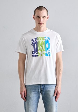 SURF LOGO TEE - T-shirts med print - optic white