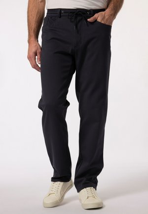 JOGG BAUCHFIT REGULAR FIT 5-POCKET - Trousers - navy blue