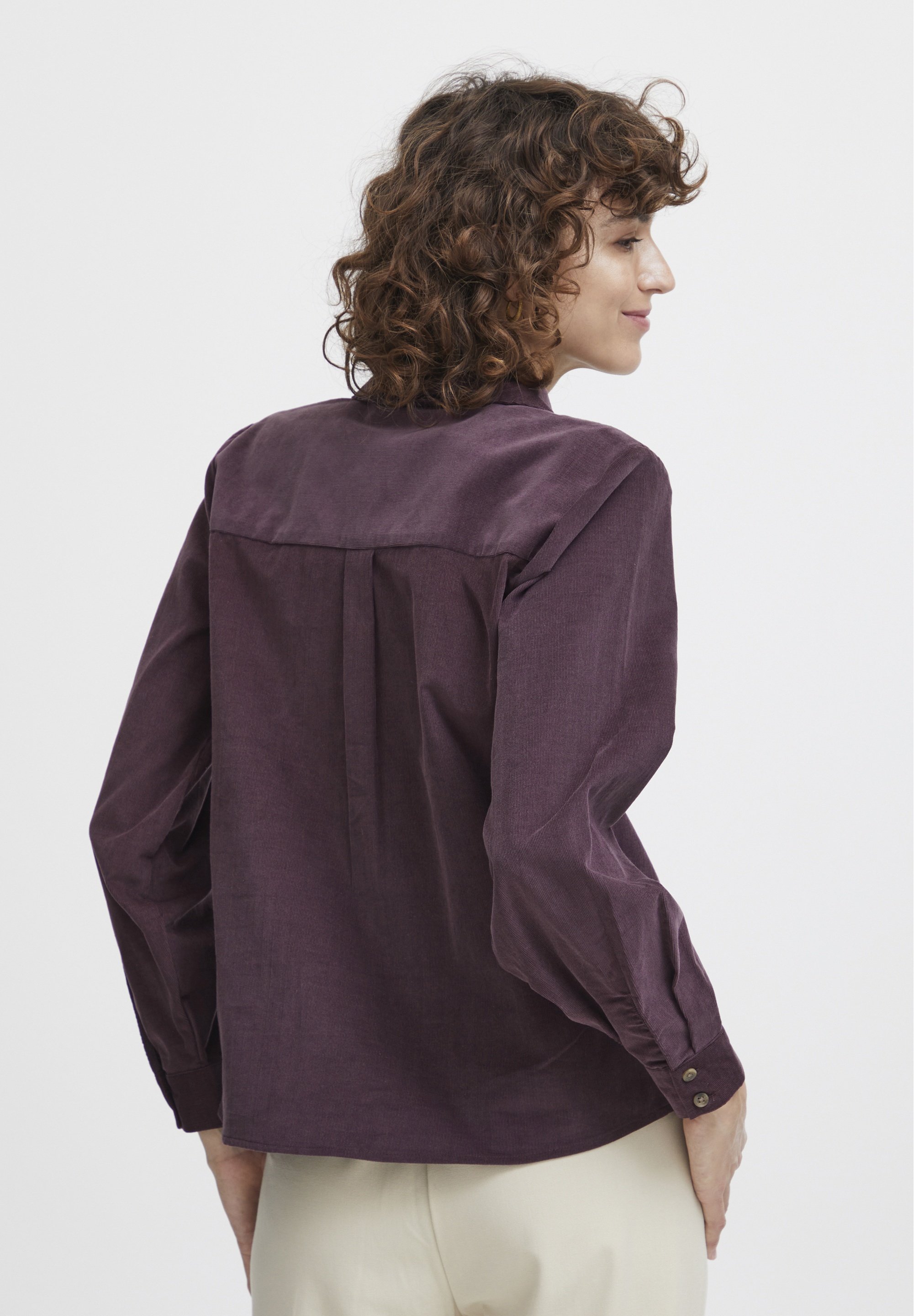 売れ筋商品|||ビーヤング シャツ レディース トップス BYDINIA - Button-down blouse - plum perfect BYDINIA Button-Down Blouse in Plum Perfect for Women
