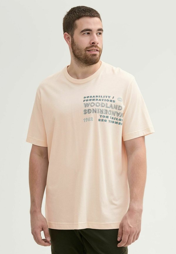 PLUS - MIT TEXT - T-Shirt print - smooth light sand