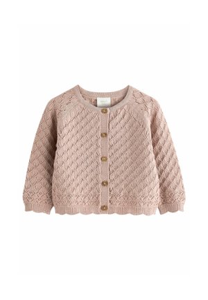 Next POINTELLE REGULAR FIT - Chaqueta de punto - pink