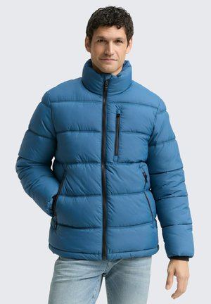 PUFFER-AUS WASSERABWEISENDEM MATERIAL - Winterjas - real teal/blue